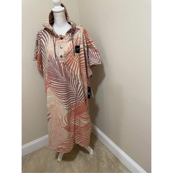 Free People Slowtide Hala Quick Dry Poncho Size L - Picture 3 of 7